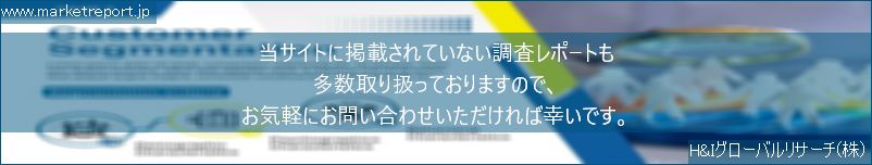 グローバル市場調査レポート販売サイトのwww.marketreport.jpです。