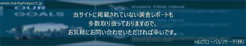 グローバル市場調査レポート販売サイトのwww.marketreport.jpです。